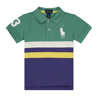 Fairway Green - Front - Ralph Lauren Boys Cotton Rugby Polo Shirt