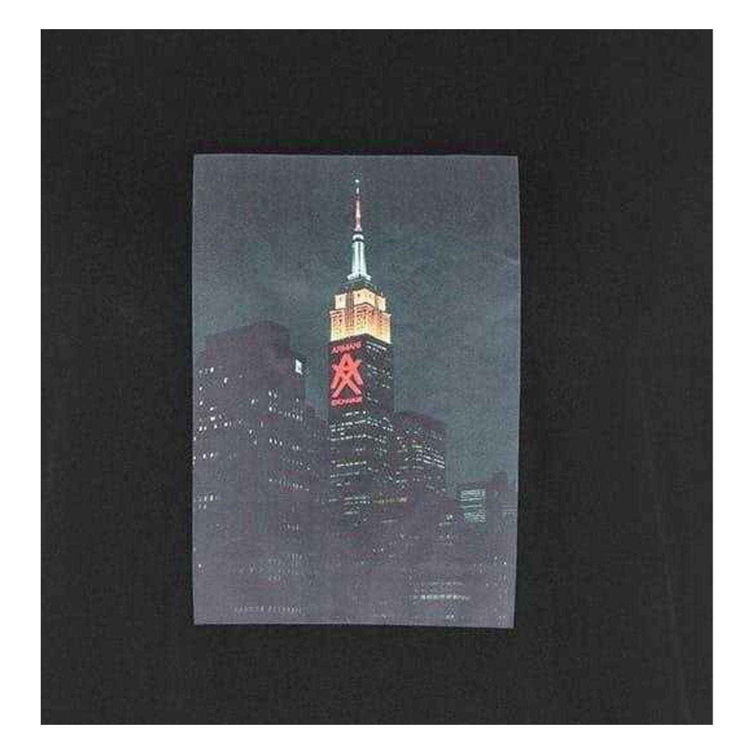 Black - Back - Armani Exchange Mens Skyline Cotton T-Shirt