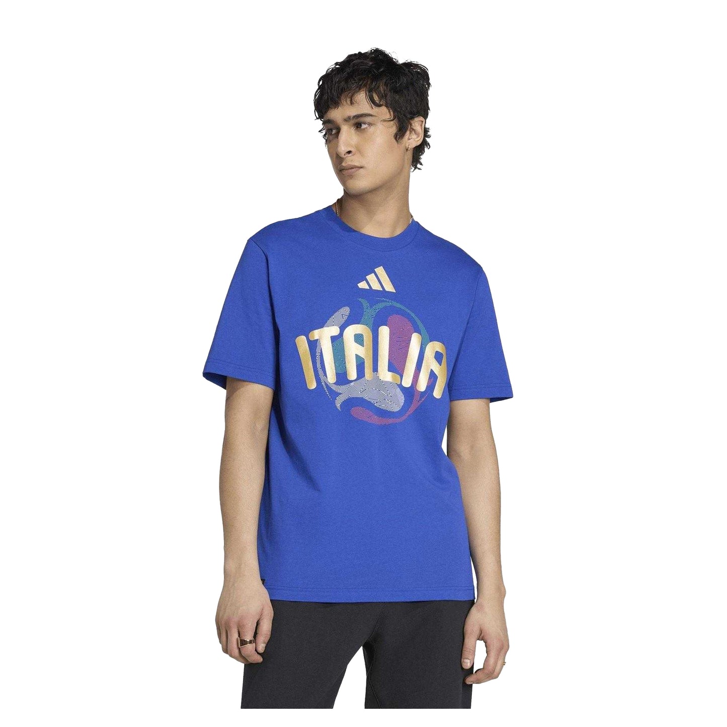 Bold Blue - Lifestyle - Adidas Mens Italia FIFA World Cup 26 T-Shirt
