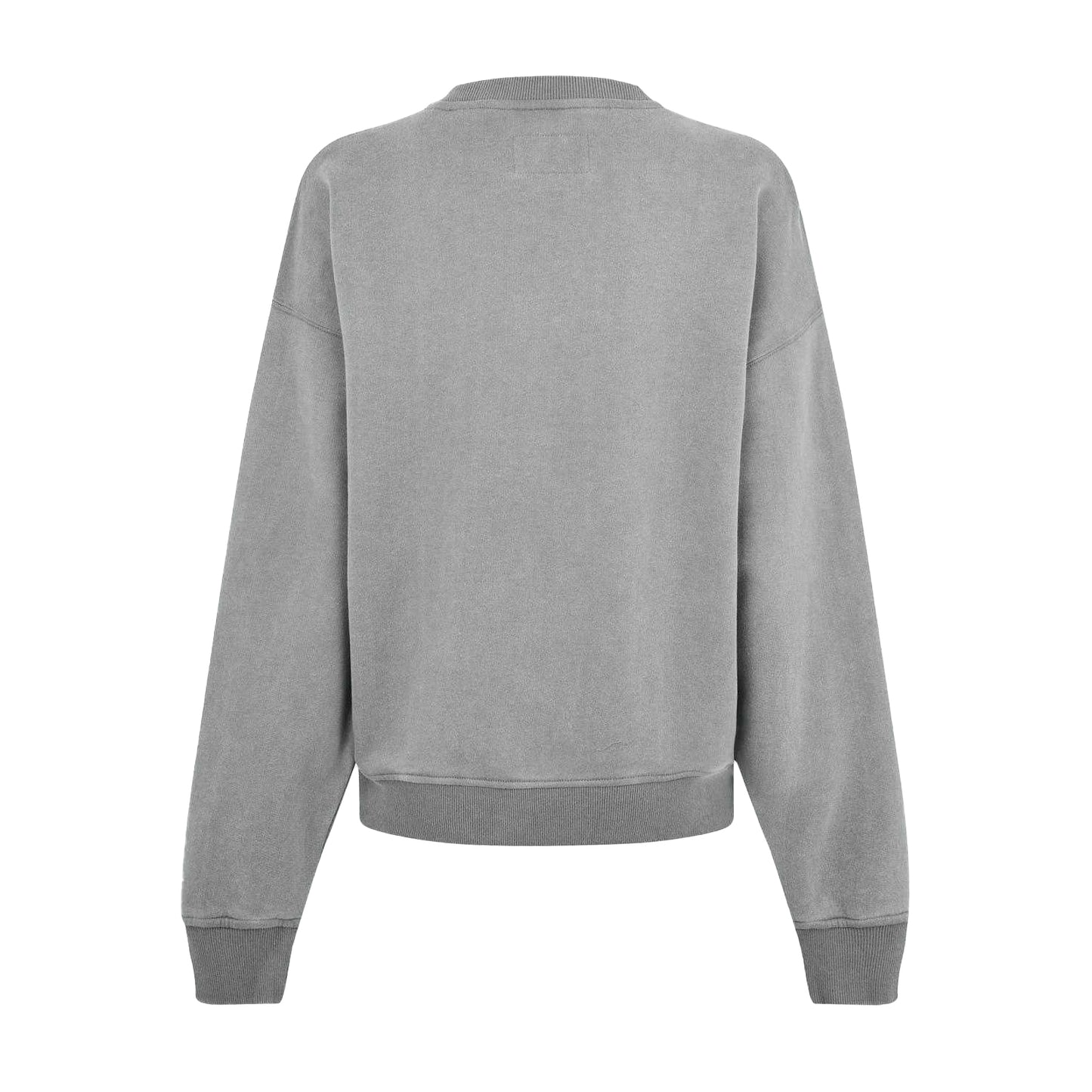 Washed Grey - Back - Jack Wills Womens-Ladies Washed Crew Neck Sweatshirt
