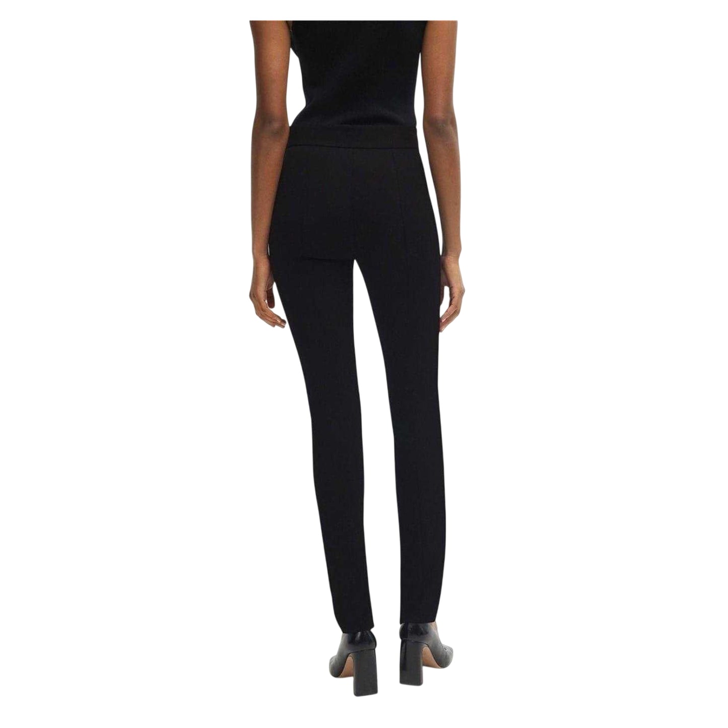 Black - Back - Boss Womens-Ladies Tukeva Slim Trousers