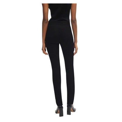 Black - Back - Boss Womens-Ladies Tukeva Slim Trousers