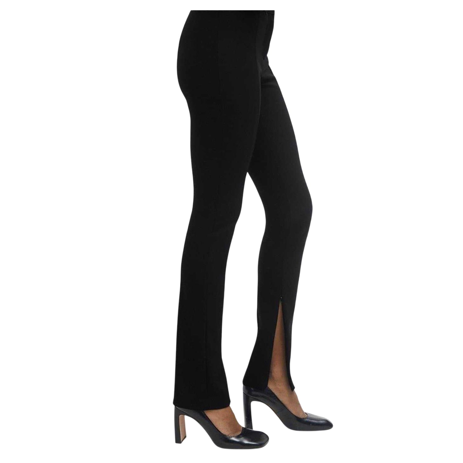 Black - Side - Boss Womens-Ladies Tukeva Slim Trousers