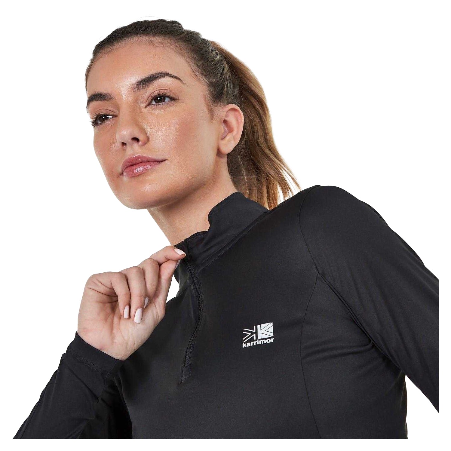 Black - Back - Karrimor Womens-Ladies Lightweight Regular Pullover