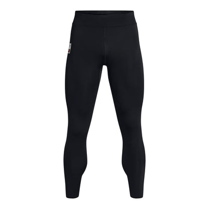 Black - Front - Under Armour Mens Run Like An Animal Leggings