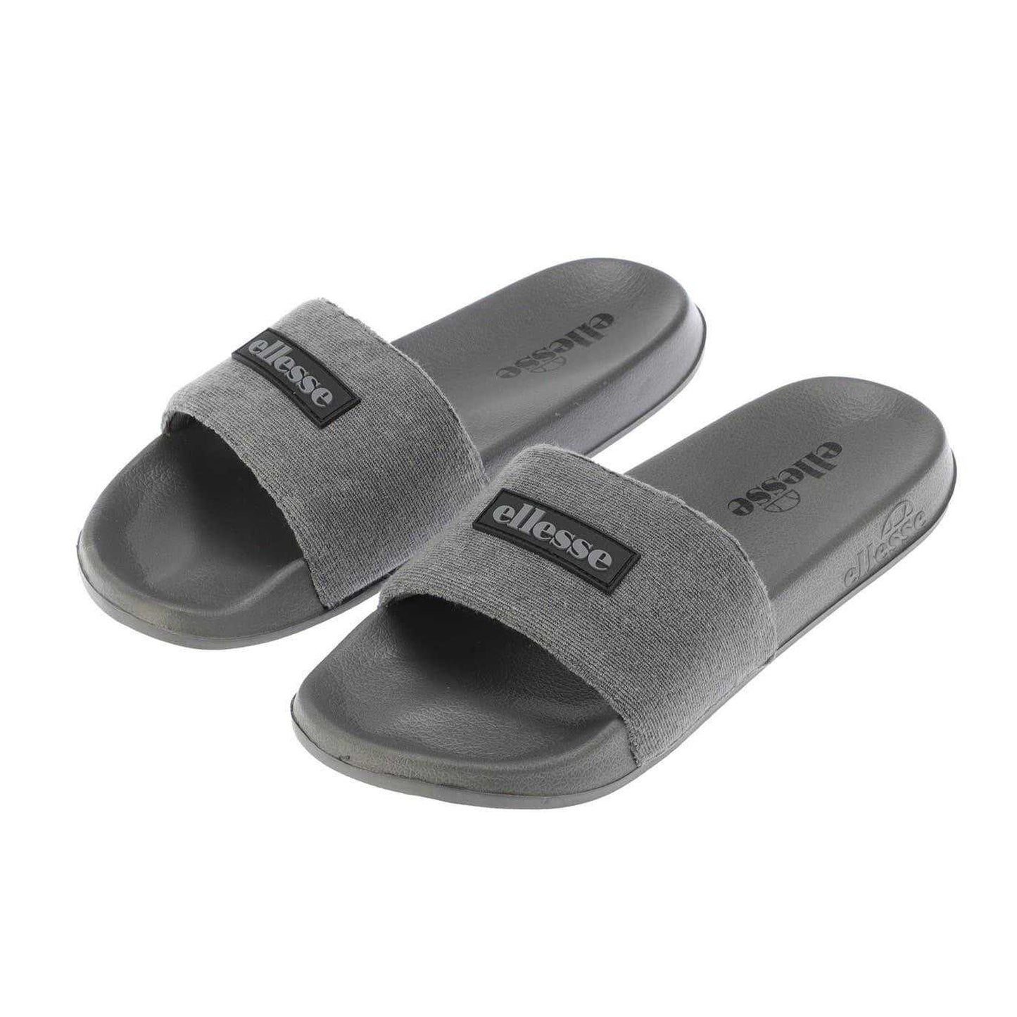 Grey - Front - Ellesse Unisex Adult Laxxes Open Toe Sliders