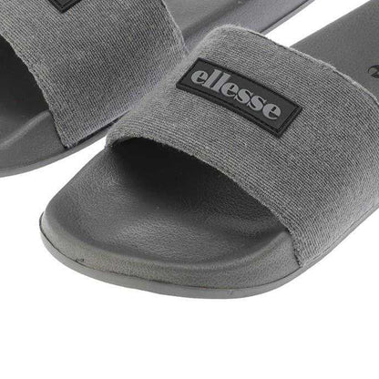 Grey - Back - Ellesse Unisex Adult Laxxes Open Toe Sliders