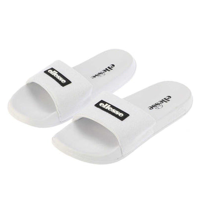 White - Front - Ellesse Unisex Adult Laxxes Open Toe Sliders