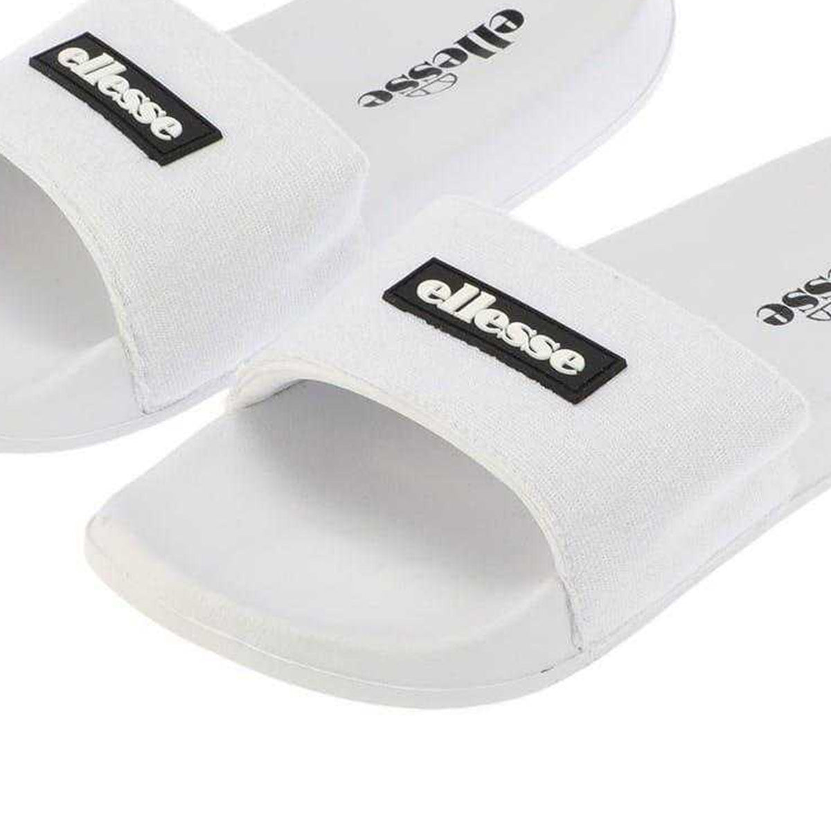 White - Back - Ellesse Unisex Adult Laxxes Open Toe Sliders