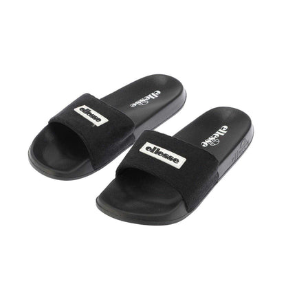 Black - Front - Ellesse Unisex Adult Laxxes Open Toe Sliders