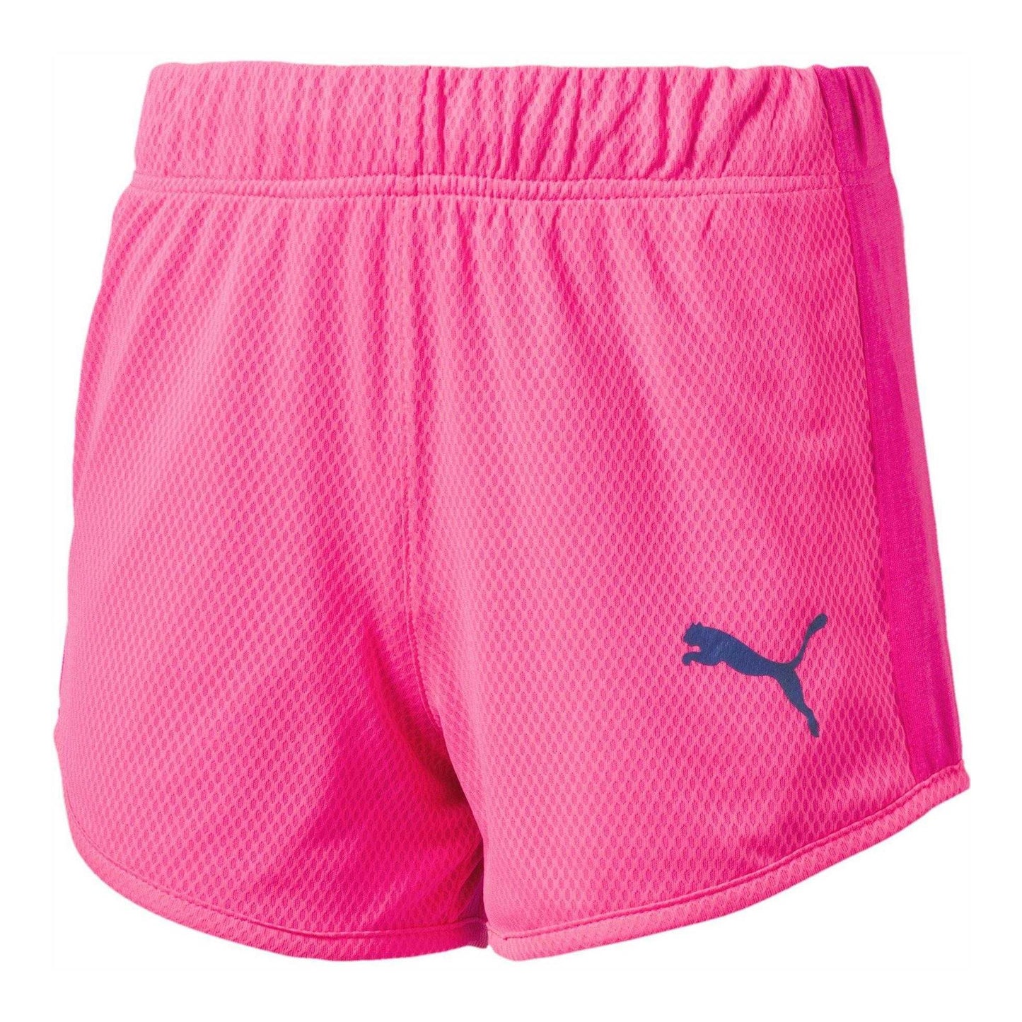 Pink - Front - Puma Boys D4Softsport Fleece Logo Shorts