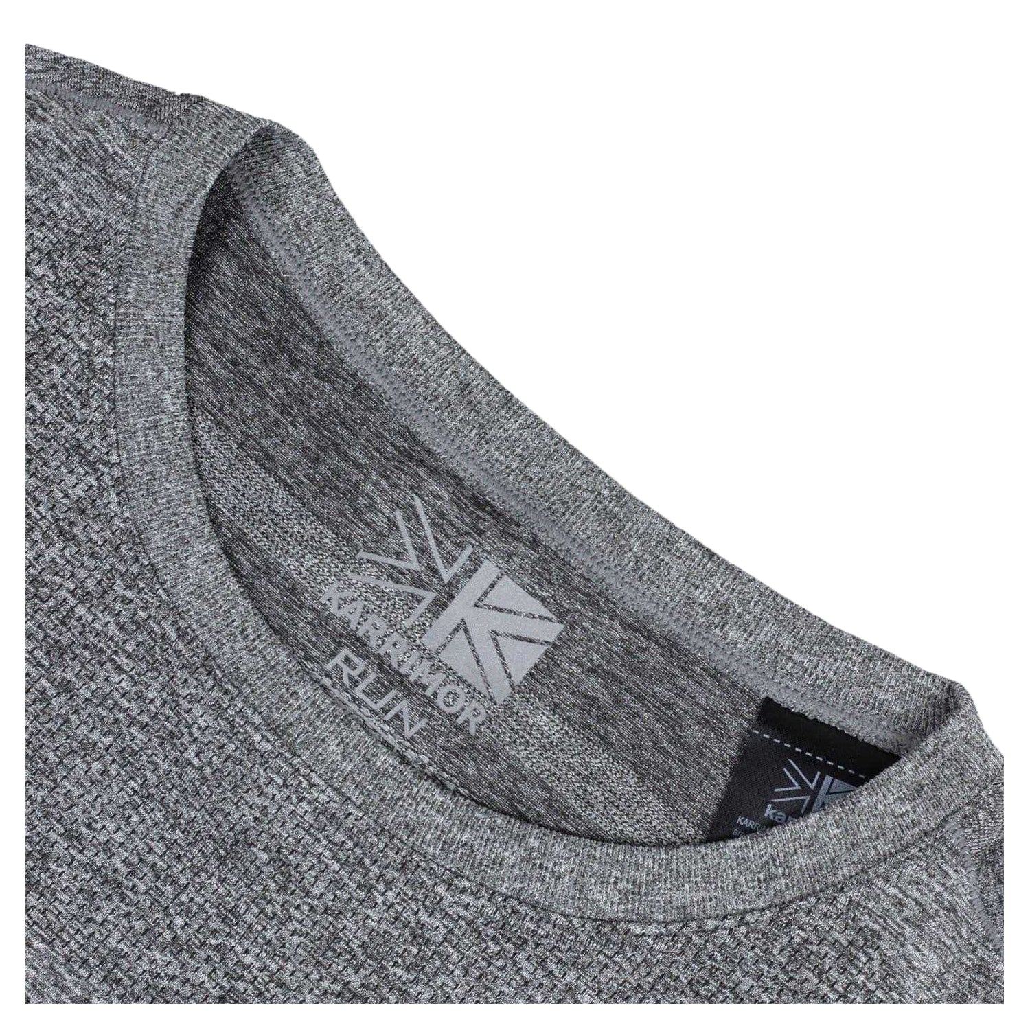 Grey Marl - Side - Karrimor Mens Xlite Running T-Shirt