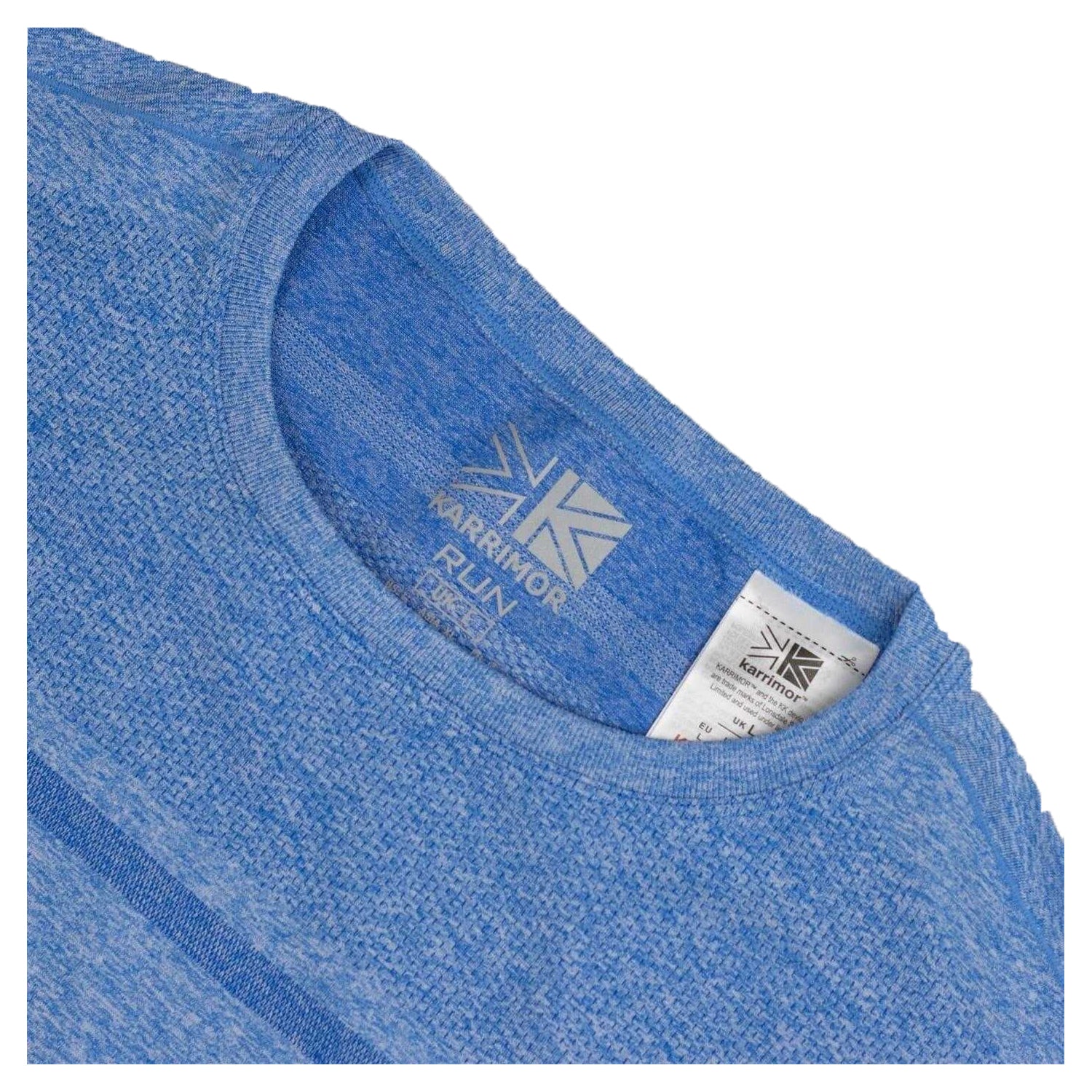 Navy Marl - Side - Karrimor Mens Xlite Running T-Shirt