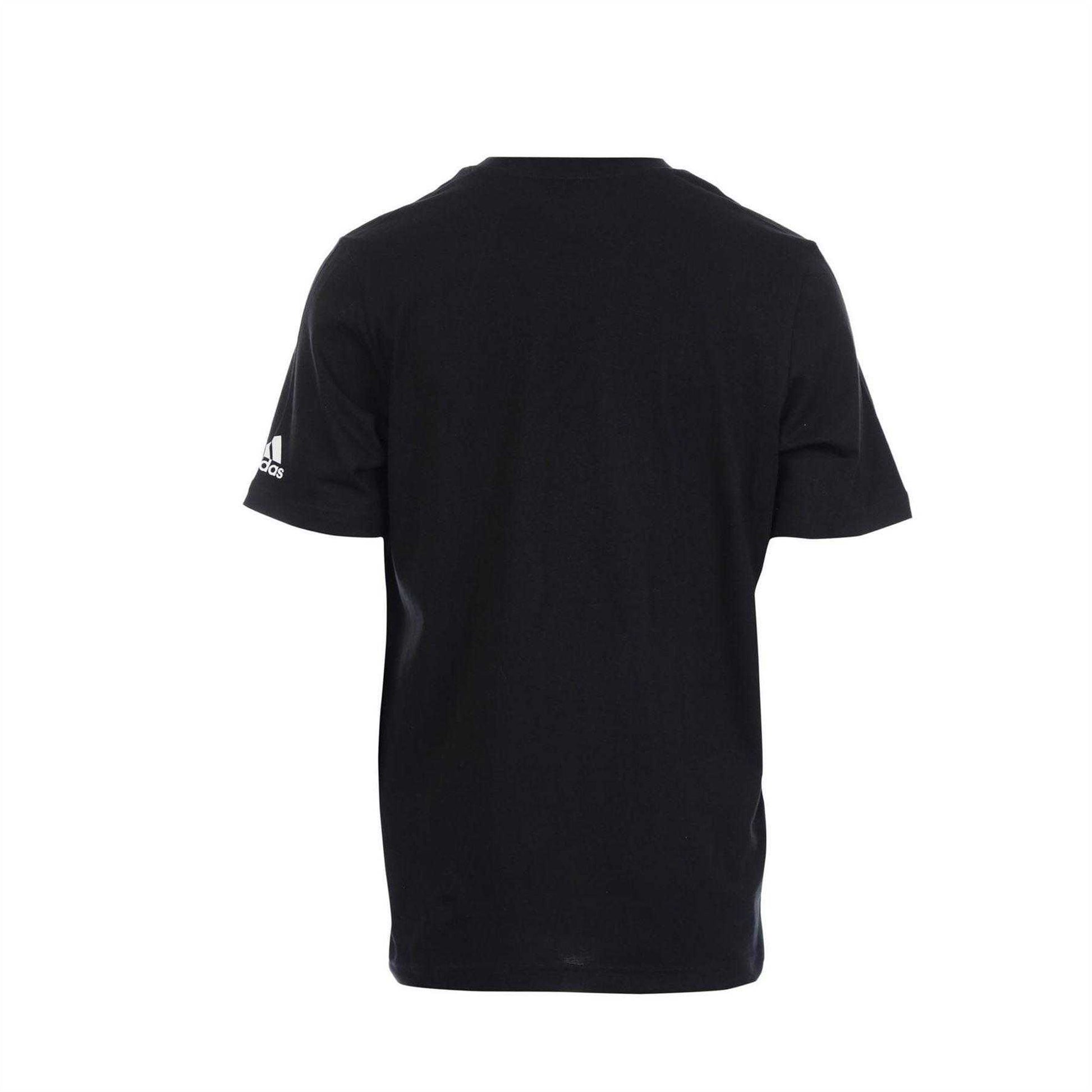 Black - Back - Adidas Mens Blank T-Shirt