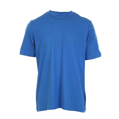 Blue - Front - Adidas Mens Blank T-Shirt