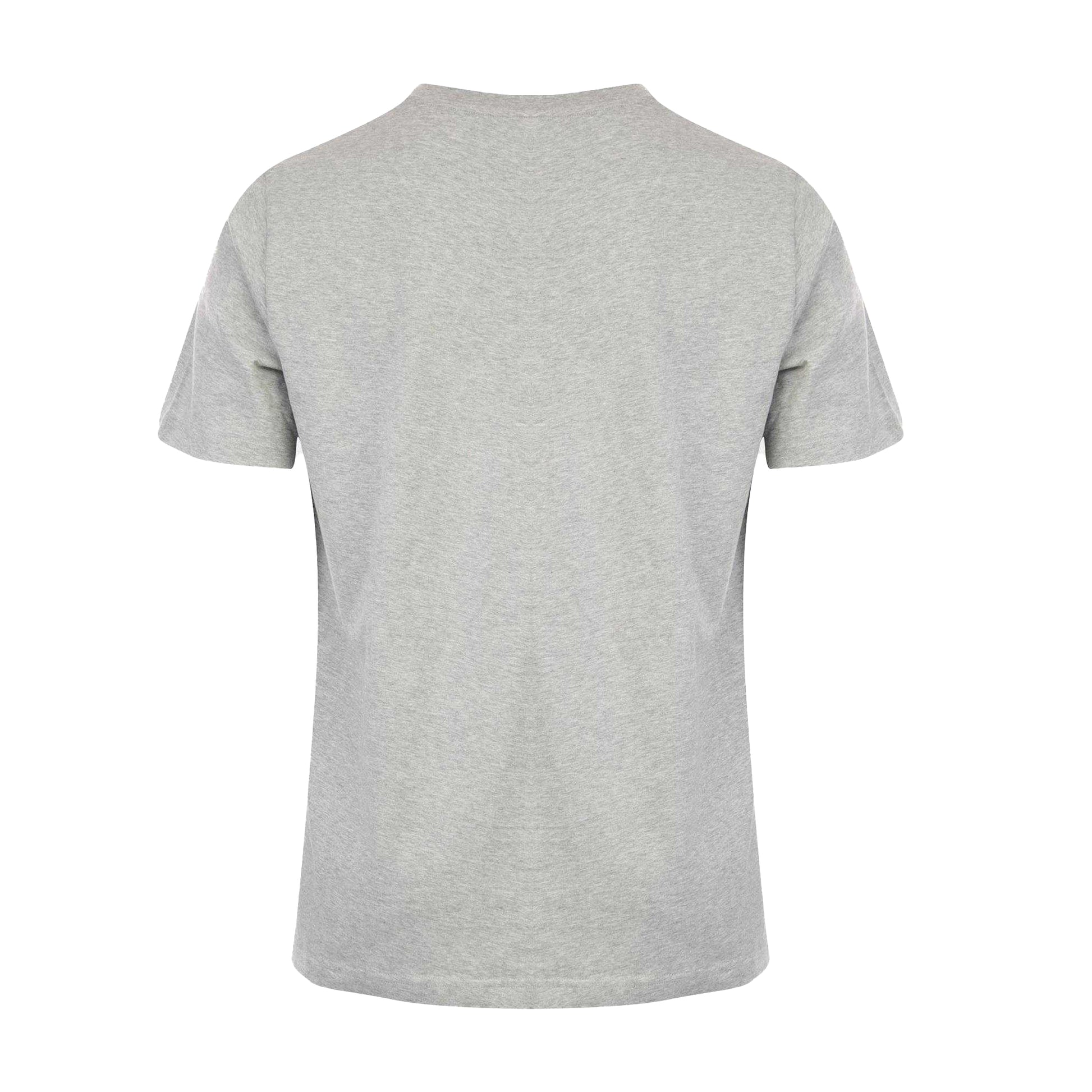 Grey - Back - Adidas Mens Blank T-Shirt