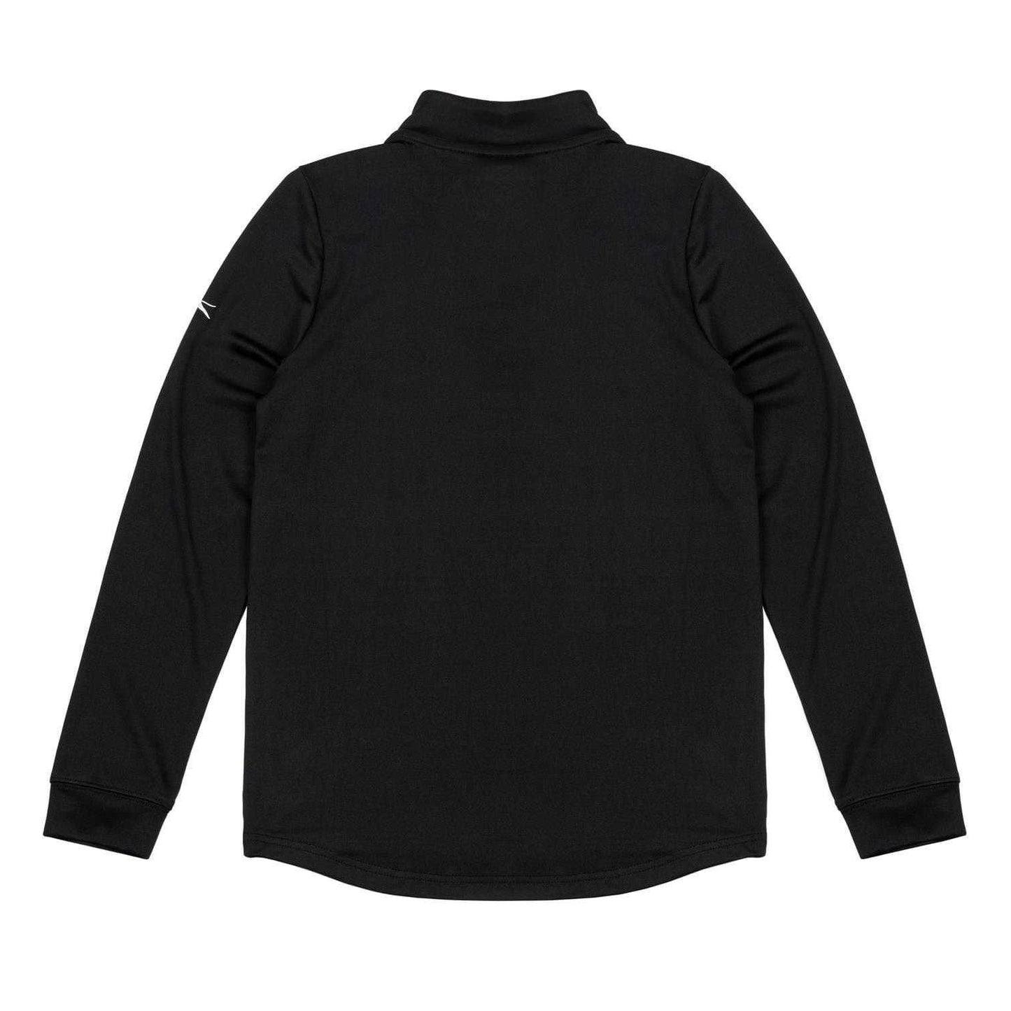 Black - Back - Slazenger Childrens-Kids Quarter Zip Pullover