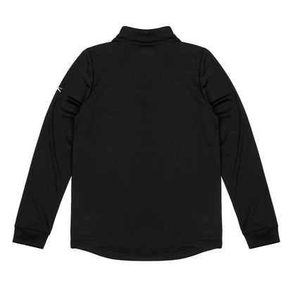 Black - Back - Slazenger Childrens-Kids Quarter Zip Pullover