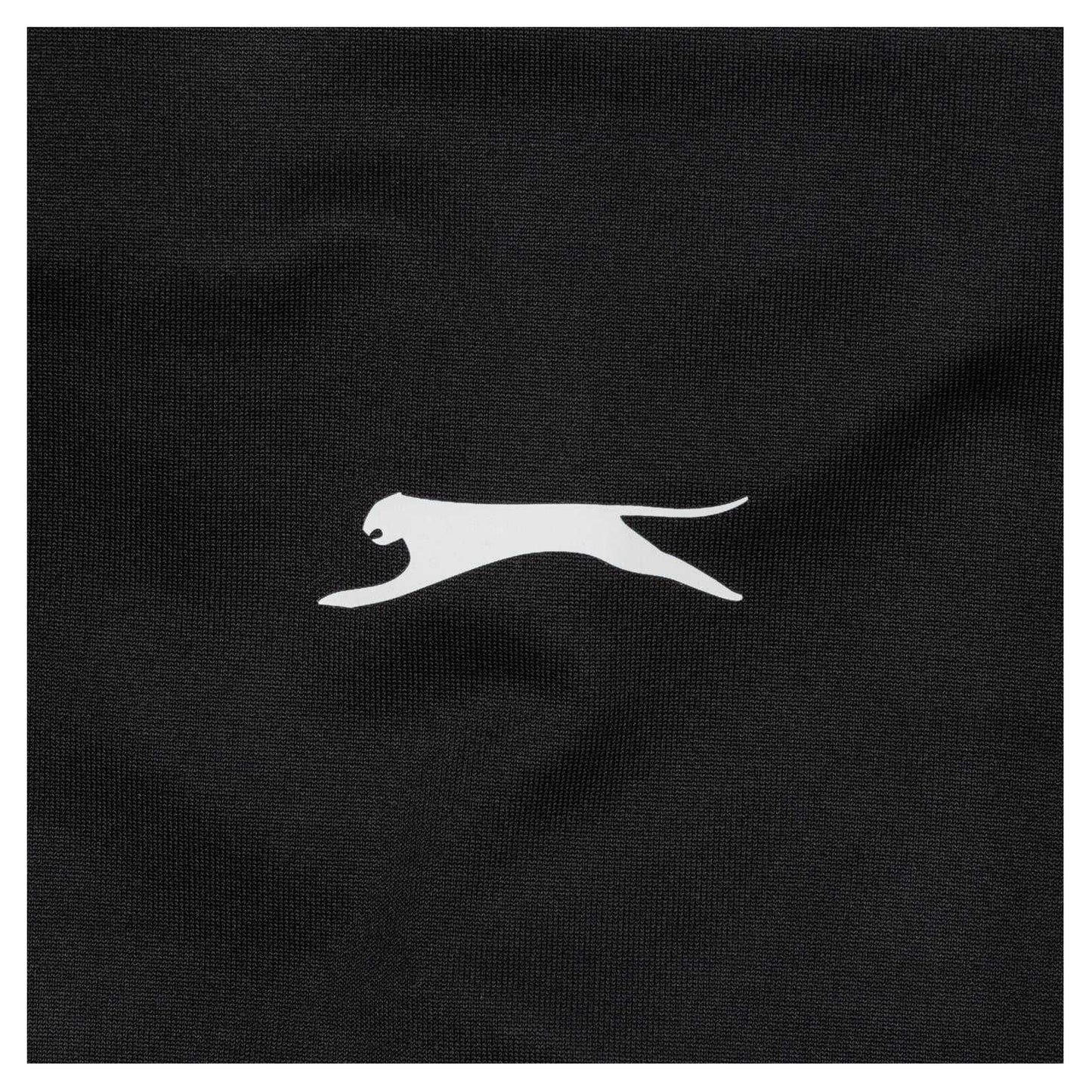 Black - Side - Slazenger Childrens-Kids Quarter Zip Pullover