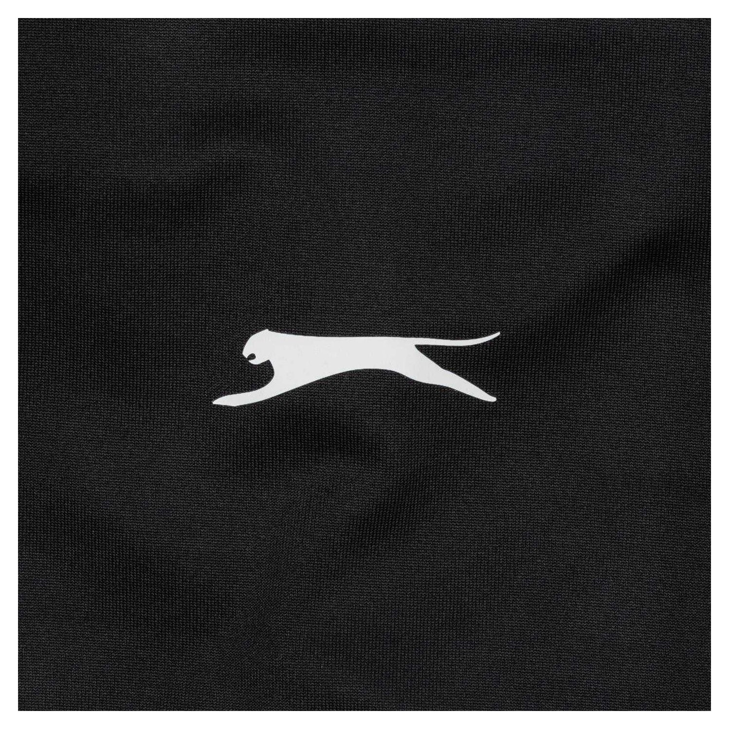 Black - Side - Slazenger Childrens-Kids Quarter Zip Pullover