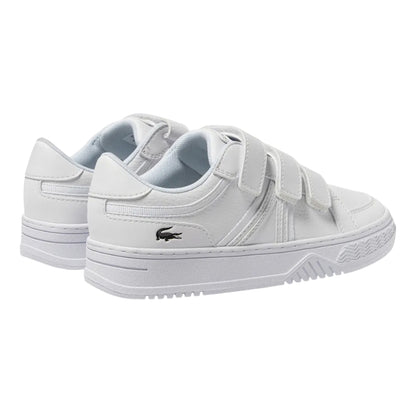 White - Back - Lacoste Childrens-Kids L001 Trainers