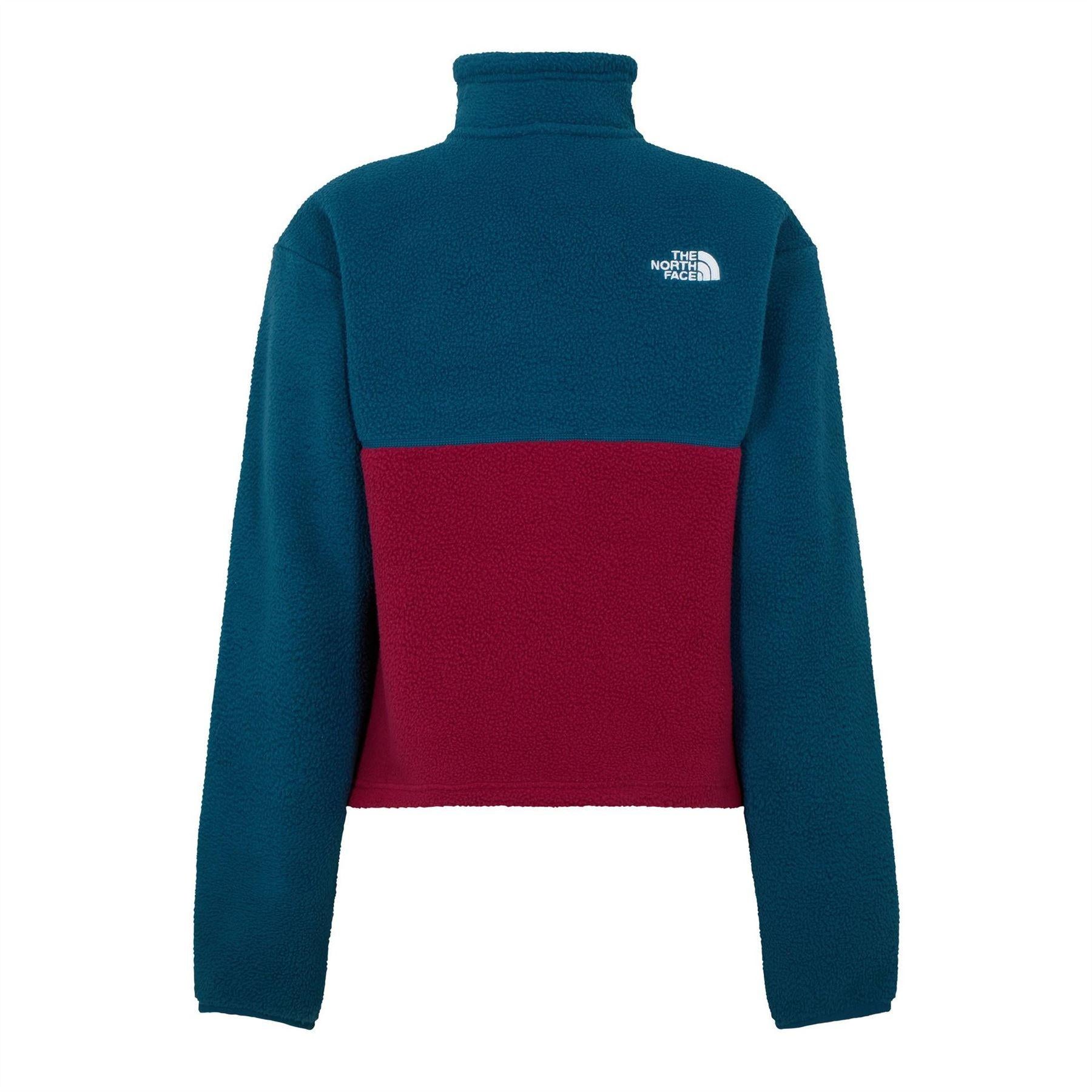 Beetroot-Petrol - Back - The North Face Womens-Ladies Yumiori Fleece Top