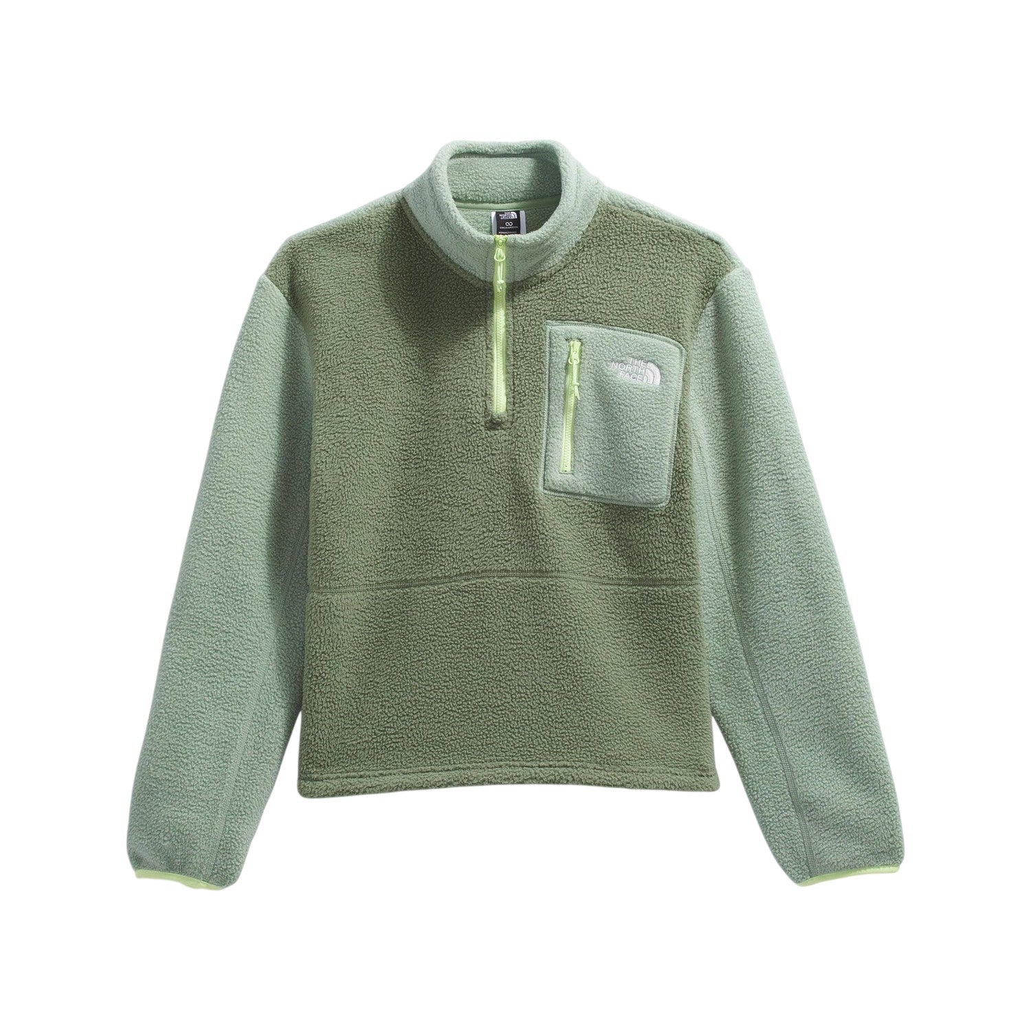 Slate Green - Front - The North Face Womens-Ladies Yumiori Fleece Top