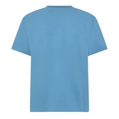 Blue - Back - Replay Mens Motorbike Cotton Regular T-Shirt