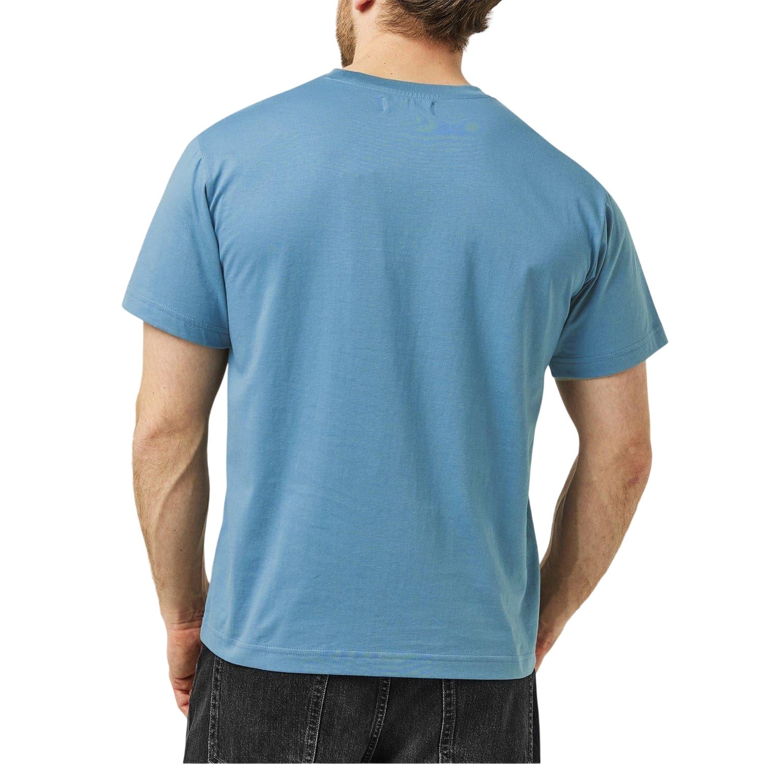 Blue - Lifestyle - Replay Mens Motorbike Cotton Regular T-Shirt