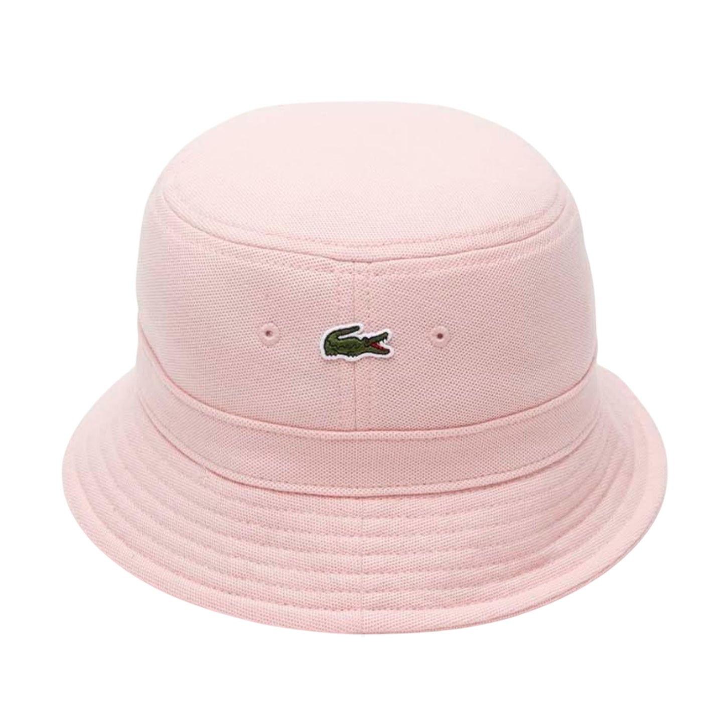 Pink - Back - Lacoste Pique Bucket Hat