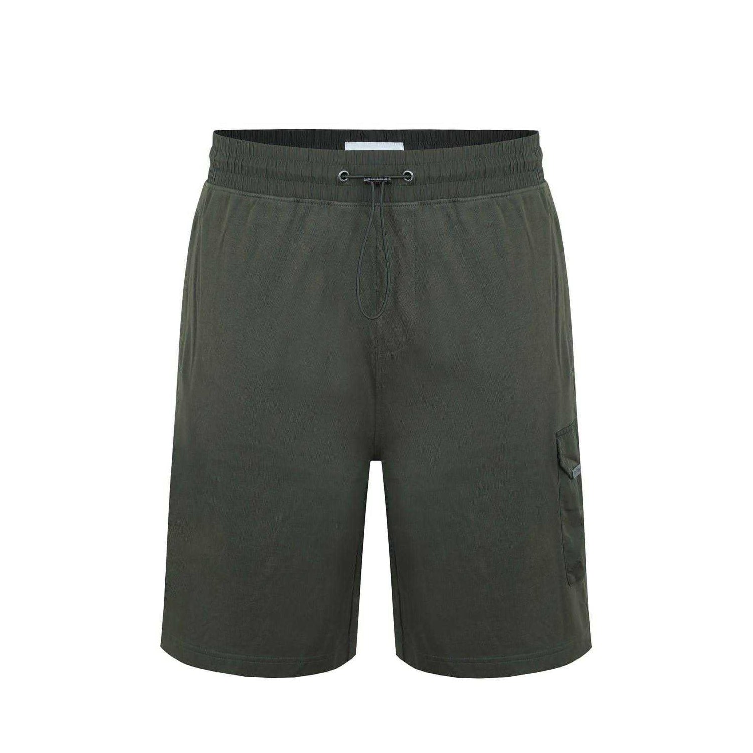 Khaki Green - Front - Firetrap Mens Omega Cotton Cargo Shorts
