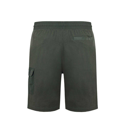 Khaki Green - Back - Firetrap Mens Omega Cotton Cargo Shorts