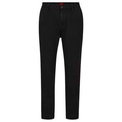 Black - Front - Hugo Mens Zeebo Regular Trousers