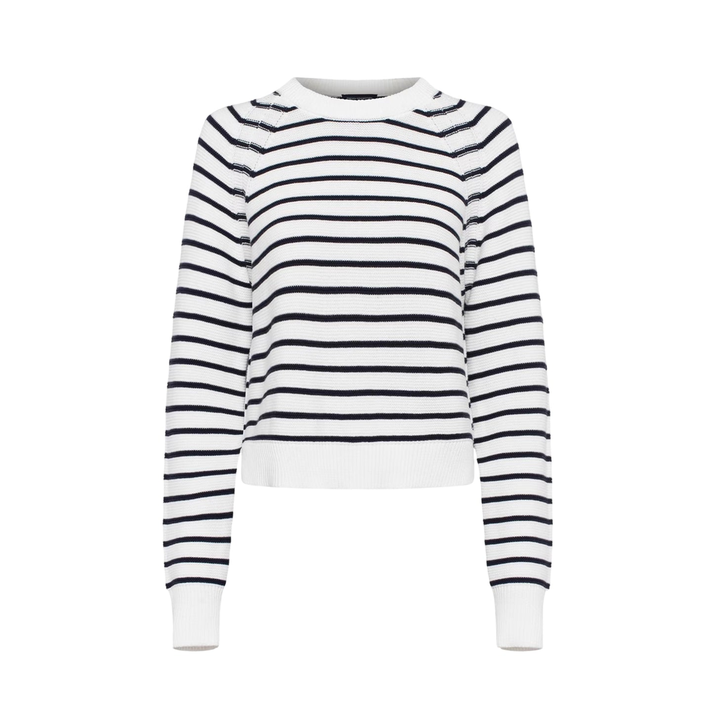 White-Blue - Front - French Connection Womens-Ladies Lillie Mozart Cotton Jumper