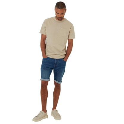 Stone - Lifestyle - Threadbare Mens Chest Pocket Regular T-Shirt