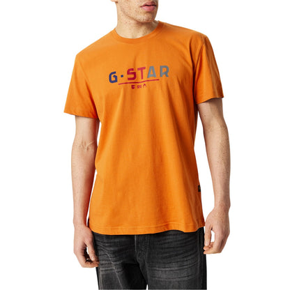 Amber - Side - G-Star Mens Multi Logo Organic Cotton Straight T-Shirt