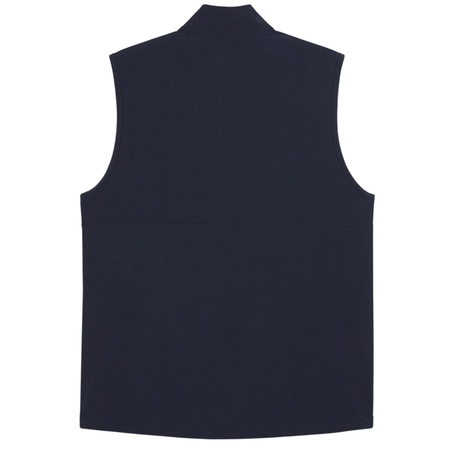 Deep Navy - Back - Puma Mens Ripguard Performance Sleeveless Polo Shirt
