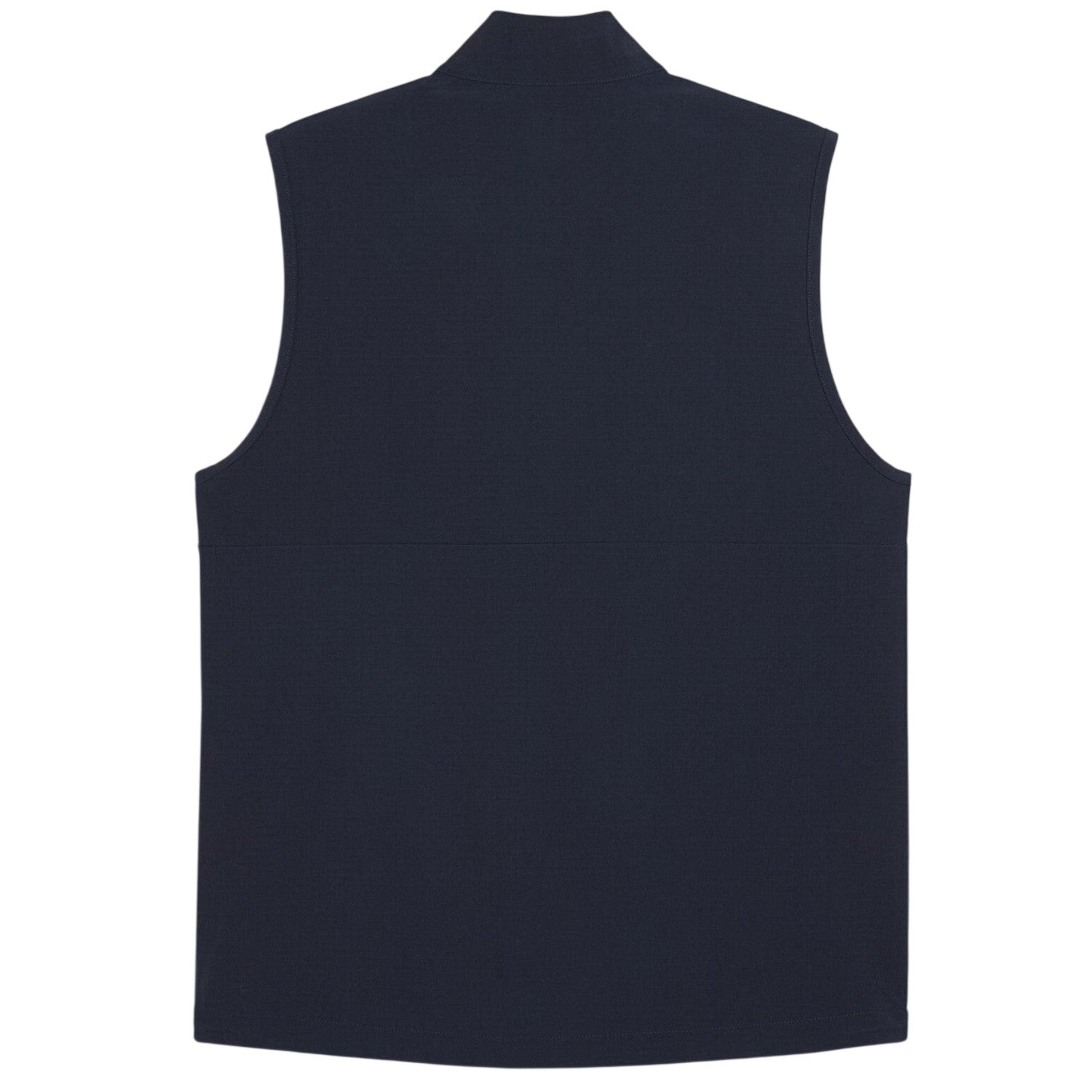 Deep Navy - Back - Puma Mens Ripguard Performance Sleeveless Polo Shirt