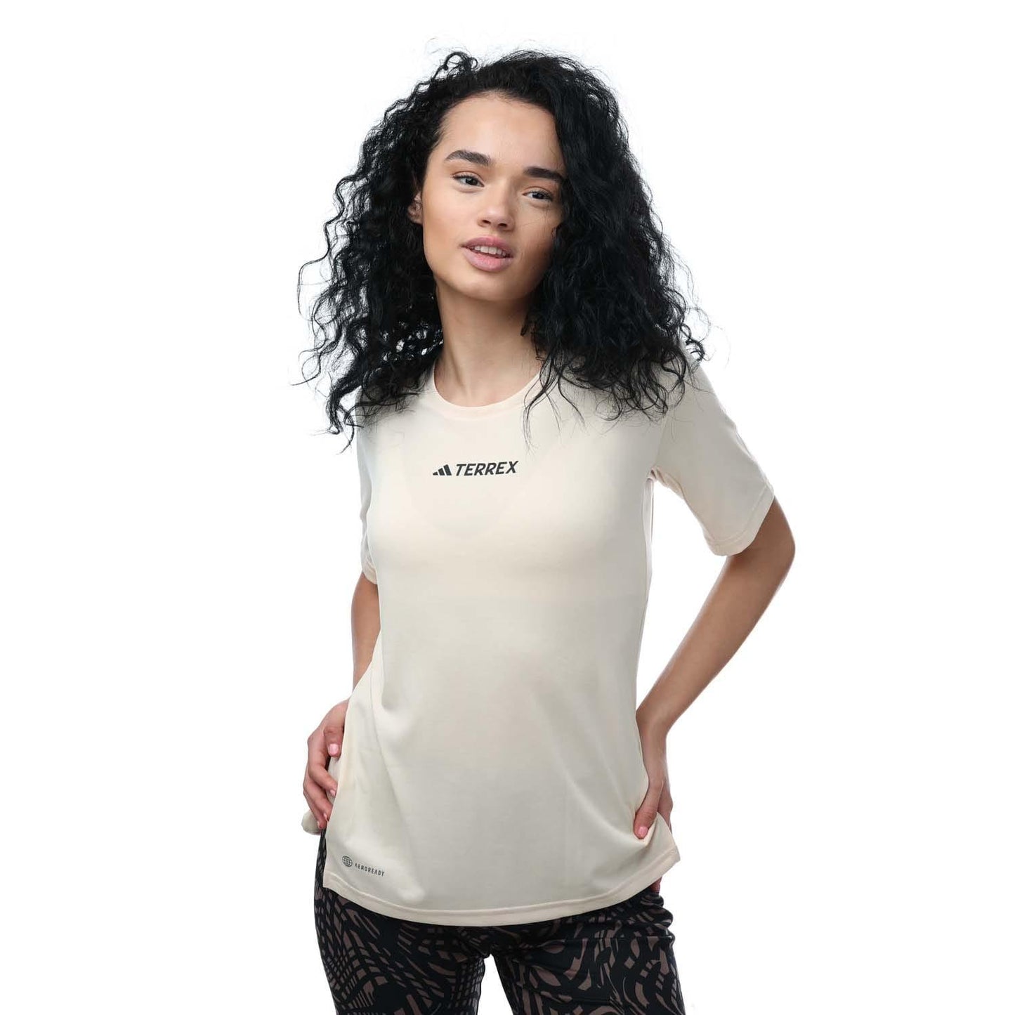 Sand - Front - Adidas Womens-Ladies Terrex T-Shirt