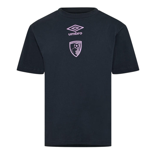 Blue-Mallard Blue - Front - Umbro Mens AFC Bournemouth T-Shirt