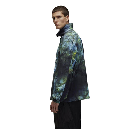 Black-Green-Blue - Lifestyle - Y-3 Mens Ripstop Loose Fit Windbreaker