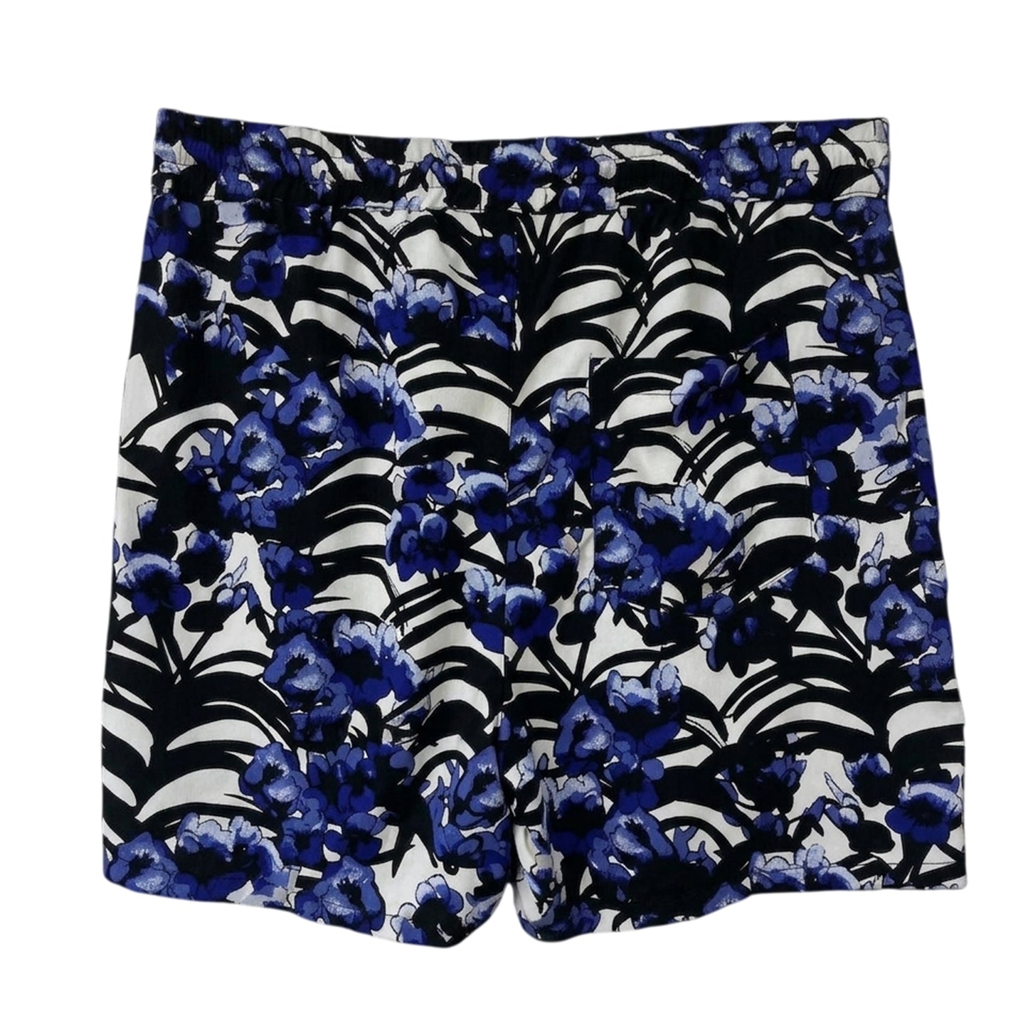 Blue - Back - Another Influence Unisex Adult Woven Zebra Print Casual Shorts