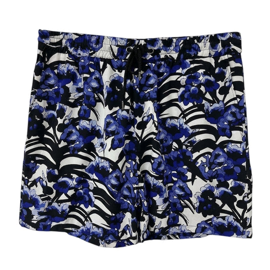 Blue - Front - Another Influence Unisex Adult Woven Zebra Print Casual Shorts