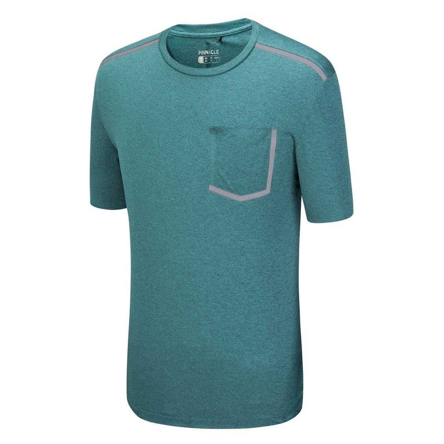 Dark Green - Side - Pinnacle Womens-Ladies Ultra Light Seamless T-Shirt