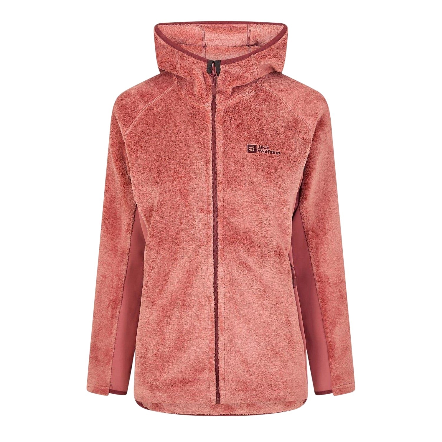 Mineral Red - Front - Jack Wolfskin Womens-Ladies Rotwand Fleece Jacket
