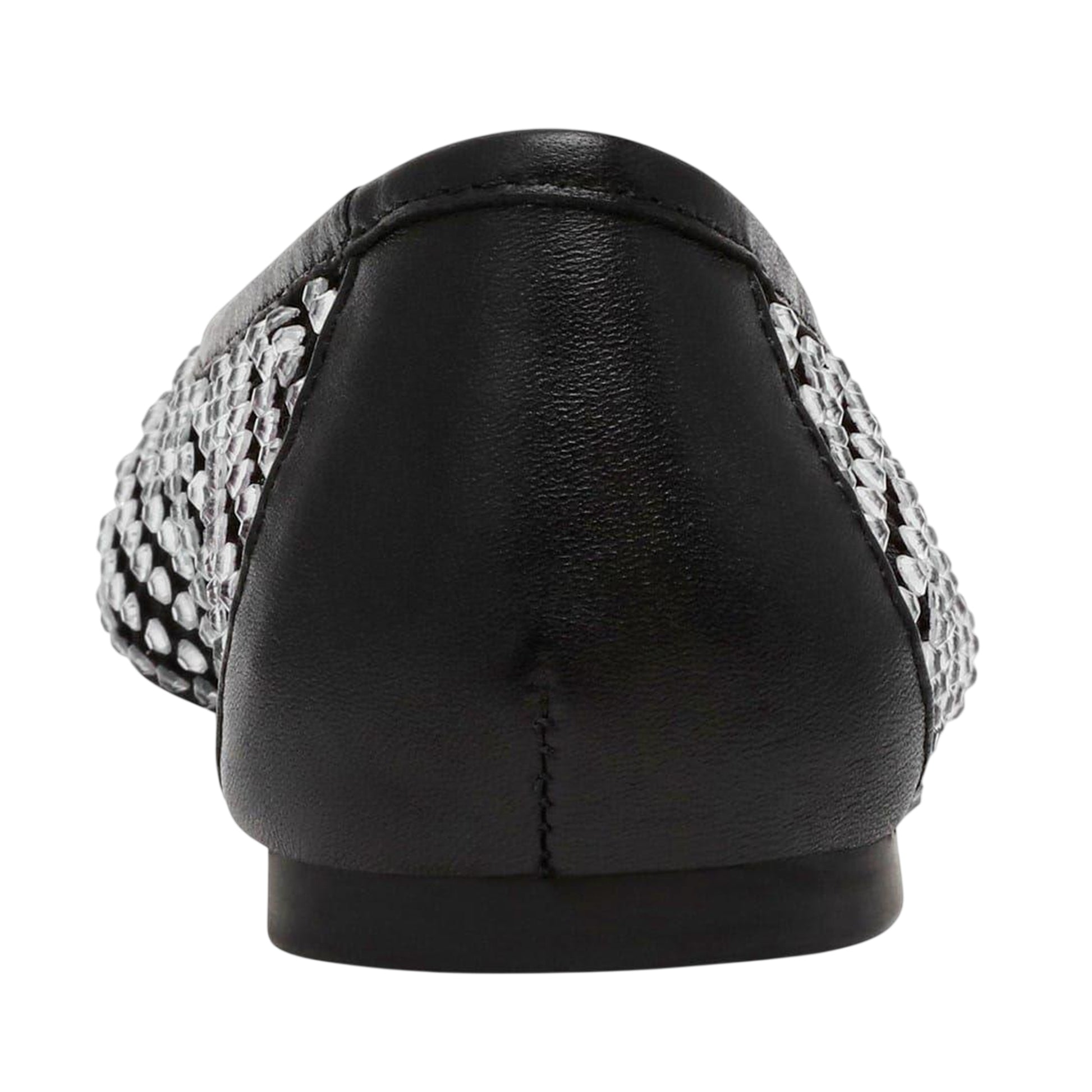 Black - Pack Shot - Steve Madden Womens-Ladies Auden Embellished Ballet Flats