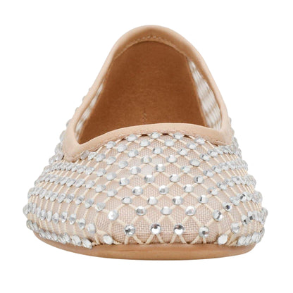 Tan - Lifestyle - Steve Madden Womens-Ladies Auden Embellished Ballet Flats
