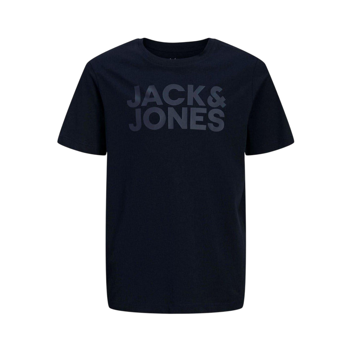 Navy Blazer - Front - Jack And Jones Childrens-Kids Cotton Regular T-Shirt