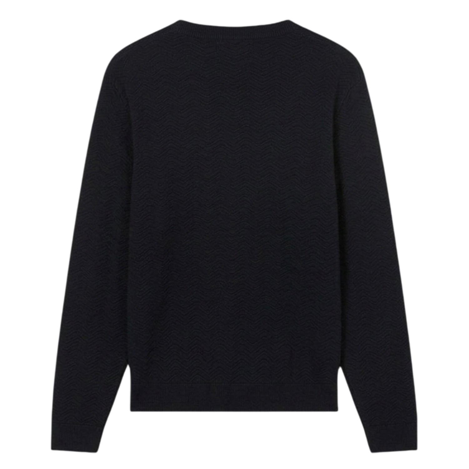 Deep Navy - Back - Armani Exchange Mens Knitted Jumper