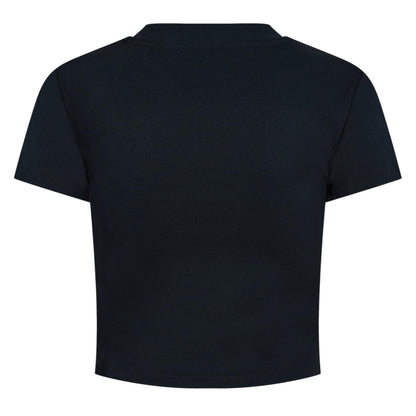 Black - Back - Levis Womens-Ladies Criss-Cross Boxy T-Shirt